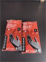 Large Black Nitrile Gloves