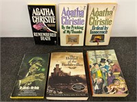 (6) VTG Books Agatha Christie, Dickens, Doyle