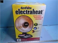 Unused Dura flame electric heat, infared