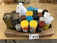 WIPES ( not full), PAINT, CHEMICALS