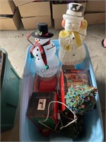 Tote of Christmas items
