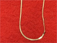24in. 14k. Yellow Gold Necklace 1.87 Grams