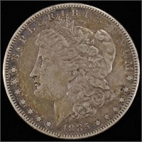 1885-S MORGAN DOLLAR AU