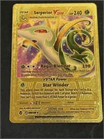Serperior Vstar Gold Foil Pokémon Card