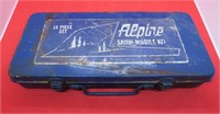 Alpine Snowmobile Tool Kit Retro Metal Tin COOL