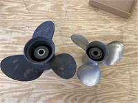 (2) Boat Props, (1) 15x15 and (1) Stainless