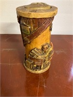 VTG GERMAN FIGURAL WAX CANDLE