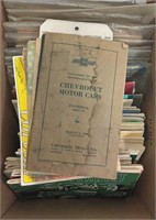 (50) 1930-1989 Chevrolet Owners Manuals