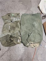 2 army bags