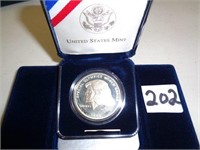 1995-S Silver Proof Special Olympic Dollar