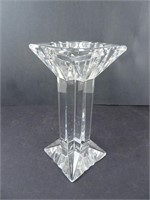 Very Heavy 9" Crystal Candle Holder