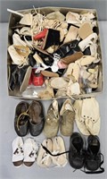 Vintage Doll Shoes Toy Lot Collection