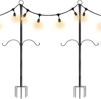 TN8562  SURNIE String Light Poles, 8.6FT Tall, 2Pa