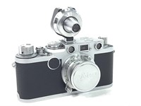 Leica IIF Red Dial Camera c.1956 w/Lens +Finder