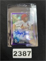 2016 Topps Harrison Bader Autograph 60/250