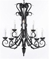 Entryway Wrought Iron Chandelier