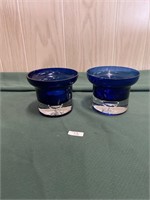 Partylite Cobalt Blue Controlled Bubble Tealight