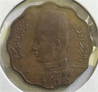 1938 Egypt 5 Milliemes