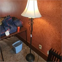 Vintage Metal Floor Lamp - approx 58" Tall