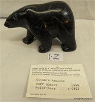 Inuit "Polar Bear" Soapstone Figurine