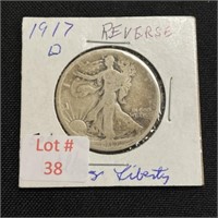 1917-D Walking Liberty Half Dollar