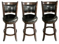 3 Swivel Barstools