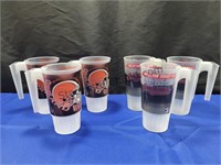 Cleveland Indians & Browns Cups