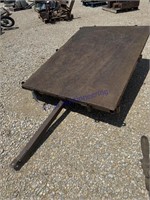 SMALL PULL-TYPE METAL TRAILER, 5 FT X 42"
