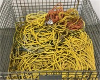 Basket Of Assorted Extension Cords