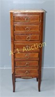 French Style Marble Top Lingerie Chest
