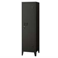 Metal Storage Cabinet with Doors and Shelves