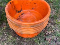Lot of Plastic Feed Tubs