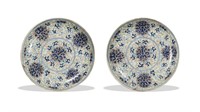 Pair of Imperial Porcelain Plates, Guangxu