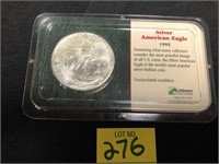 1995 American Silver Eagle Uncirculated Coin