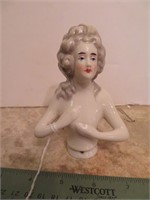 Doll Lamp Woman Figurine
