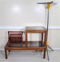 Magazine Rack, End Tables, Drying Rack