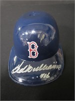 TED WILLIAMS SIGNED SOUVENIR CUP HELMET COA