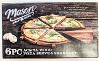 Mason Craft & More Acacia Wood Pizza Serve & Share