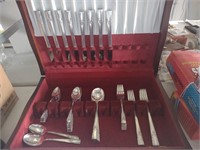 Silver Silverware in box