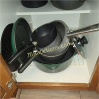 CONTENTS OF CABINET - COOKWARE