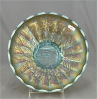 N's Peacock and Urn Master IC bowl - aqua opal