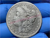 1890-S Morgan Silver Dollar (90% silver)