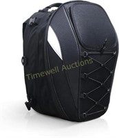 MZS Motorcycle Tail Bag  Expandable Helmet Bag
