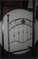 Ornate Antiqued Pewter Twin Bedroom Set