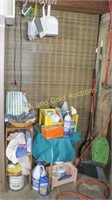 Group Of Miscellaneous Cleaning Items And More