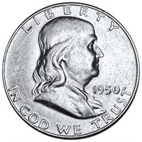 1950 Franklin Half Dollar UNCIRCULATED