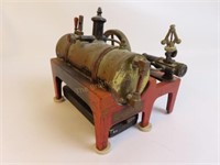 Vintage Steam Engine - 7" x 7" x 6" T