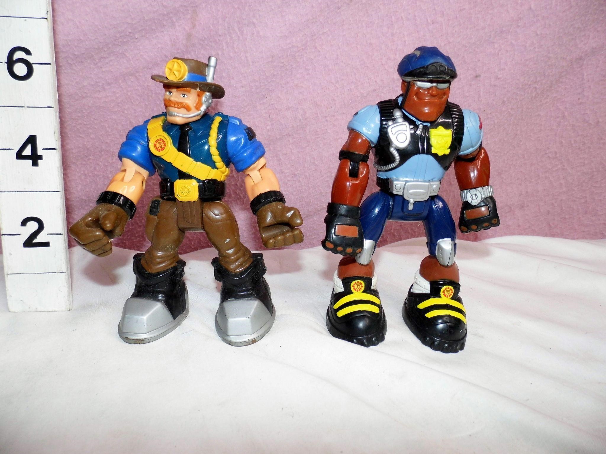 2 Mattel Rescue Heroes Figures