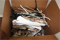 BOX OF VARIOUS HANGERS