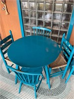 Vintage blue table